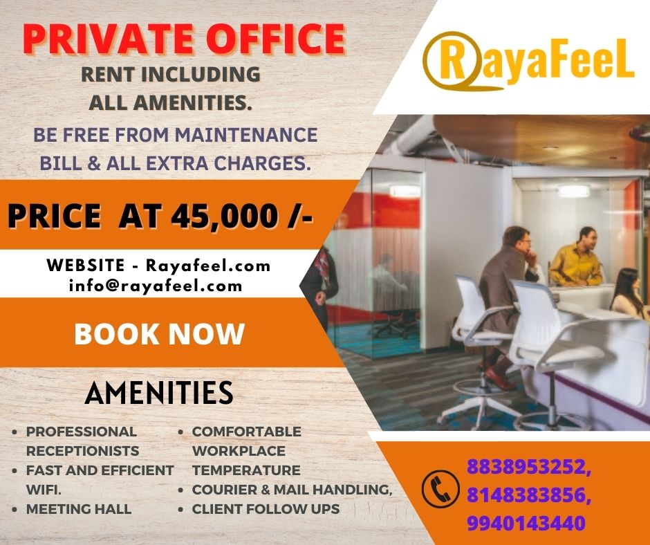 RayaFeeL offers affordable rental for private office space.